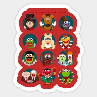 The Muppets Twelve Days of Christmas Sticker